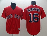Red Sox 16 Andrew Benintendi Red Cool Base Jersey,baseball caps,new era cap wholesale,wholesale hats